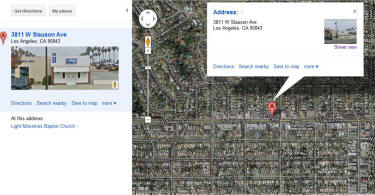 Google Map to Light Ministries Baptist Church